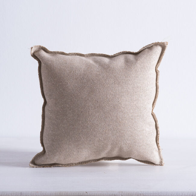 PILLOW LINATSA IVORY & GOLD LUREX 20X20CM