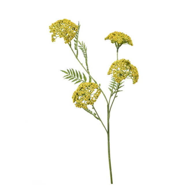 ACHILLEA FLOWER BRANCH SPRAY YELLOW 60CM