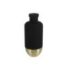 BOTTLE NAOMI LARGE BLACK/GOLD 14X14X31CM