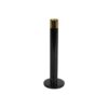 ROUND CANDLEHOLDER MADRAS LARGE METAL/NICKEL BLACK 7X7X21.5CM