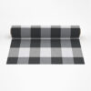 FABRIC CHECK BLACK & WHITE 27CMX2M