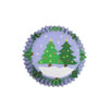 CUPCAKE CASES FOIL CHRISTMAS TREES 30PCS - Image 2