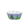 CUPCAKE CASES FOIL CHRISTMAS TREES 30PCS