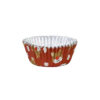 CUPCAKE CASES FOIL CHRISTMAS REINDEER 5X7X2.8CM 30PCS