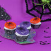 BAKING CUPS FOIL LINED HALLOWEEN SPIDER WEB 70X28MM 30PCS - Image 3