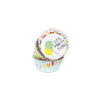 SET OF 3 CUPCAKE CASES FOIL PARTY 5X7X2.8CM 60PCS - Image 2