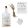 GUEST BOOK MESSAGES IN A GLASS BOTTLE 10X23CM