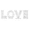BALLOONS MOSAIC STAND 'LOVE' SHAPED 63CM WITH BASE & SUPPORTS