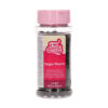 SUGAR PEARLS LARGE SHINY BLACK 80G