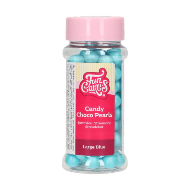 CANDY CHOCO PEARLS LARGE BLUE 70G