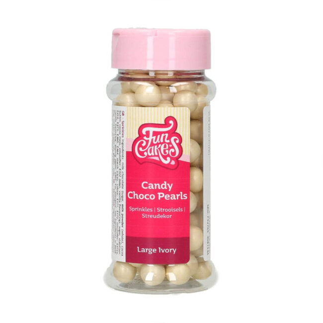 CANDY CHOCO PEARLS LARGE IVORY 70G