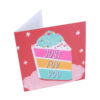 GREET CARD JUST FOR YOU SLICE RED 152X152MM - Image 2