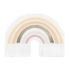 PAPER NAPKINS RAINBOW GOLD FOILED/NATURAL 16.5CM 16PCS