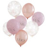 BALLOONS HEN PARTY WITH SLOGANS & CONFETTI FILLED 12'' 8PCS