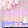 BACKDROP TISSUE PAPER DISCS PASTEL ROSE/LILAC & 18 STRANDS 1.8M - Image 2