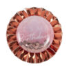 BUBBLE BADGE 'IT'S MY BIRTHDAY' ROSE GOLD CONFETTI