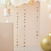 BALLOON TAIL 'HAPPY BIRTHDAY' GOLD 1M 5PCS - Image 2