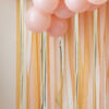 BACKDROP STREAMERS GOLD/PEACH/CREAM 30-40M