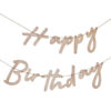 WOODEN BUNTING 'HAPPY BIRTHDAY' 2 STRANDS 1.5M