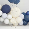 BALLOON TAILS 'HAPPY BIRTHDAY' SILVER 1M 5PCS - Image 2