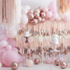 BUNTING 'HAPPY BIRTHDAY' FRINGE ROSE GOLD WITH 2 STRANDS 1.5M - Image 3