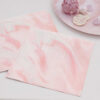 PAPER NAPKINS MARBLE PINK 16.5X16.5CM 16PCS - Image 2