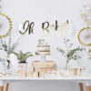 BALLOONS 'OH BABY' CONFETTI GOLD 12'' 5PCS - Image 2