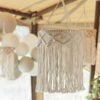 HANGING MACRAME CHANDELIER 25X40CM - Image 2