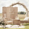 BACKDROP DRAPING FABRIC TAUPE 2X6.2M - Image 3