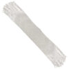 MACRAME BOHO TABLE RUNNER WHITE 200X35CM