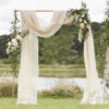 BACKDROP DRAPING FABRIC TAUPE 2X6.2M - Image 2