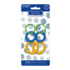 SET OF 3 SMALL ROLLING PIN GUIDE RINGS 2 4 & 7MM