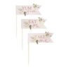 FOOD PICKS TOPPER FLORAL 7X11CM