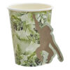 PAPER CUPS MONKEY PRINTED 266.16ML 8PCS