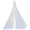 TEEPEE PLAY TENT CREAM WHITE 120X120X130CM