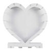 BALLOON MOSAIC STAND HEART SHAPED 60X15X60CM