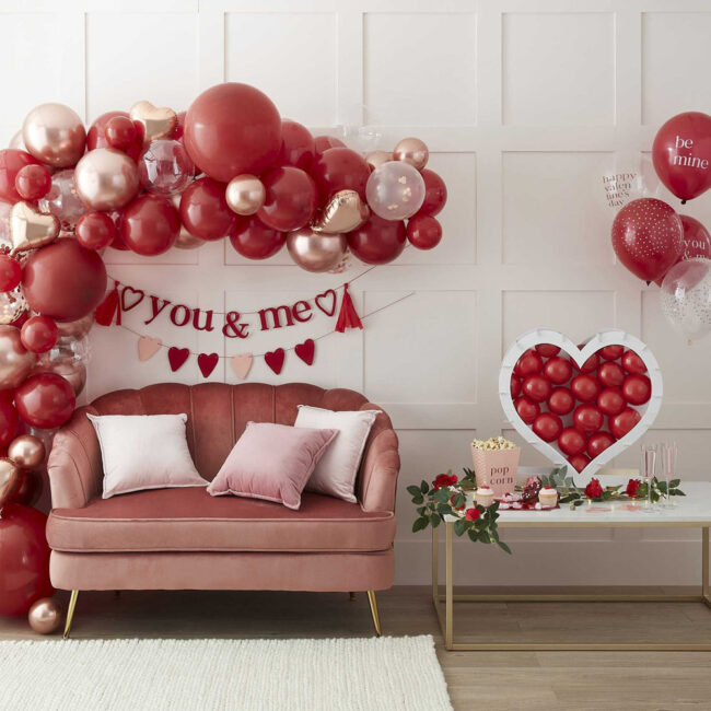 VALENTINES CUPCAKE TOPPERS DECORATION KIT 20 FLAGS & 20 STICKS - Image 3