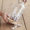 GUEST BOOK MESSAGES IN A GLASS BOTTLE 10X23CM - Image 2
