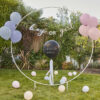 PARTY KIT GENDER REVEAL 'WHAT WILL BABY BE' 20 PINK/BLUE BALLOONS, BUNTING 'BOY OR GIRL', STREAMERS &  CONFETTI