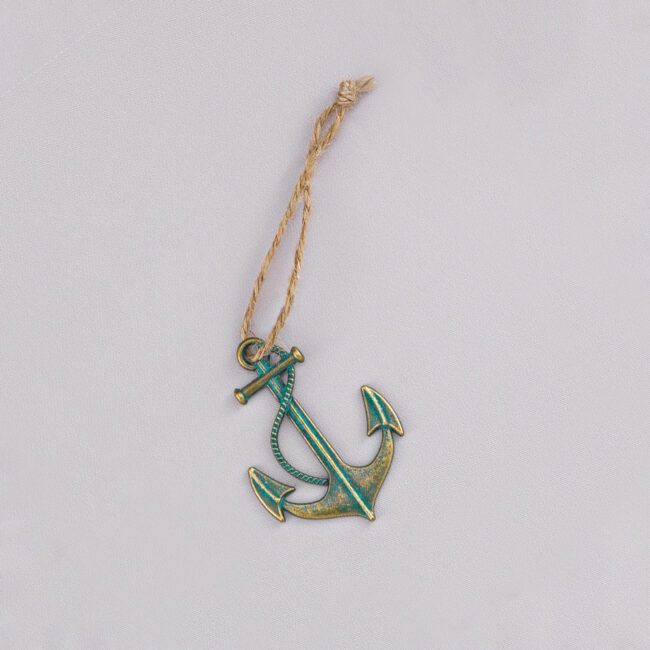 HANGING DECOR VINTAGE ANCHOR 4X5.5CM