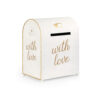 METAL MAILBOX 'WITH LOVE' 36X22.5X46CM