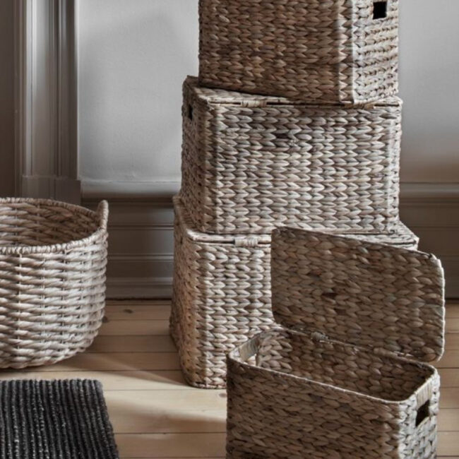 BASKET TRUNKS WITH LID LILY NATURAL - Image 3