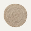 PLACEMAT TWIST ELIN NATURAL GREY D38CM