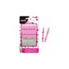 12 BIRTHDAY CANDLES & 12 HOLDERS MINNIE PINK