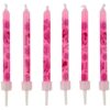 12 BIRTHDAY CANDLES & 12 HOLDERS MINNIE PINK - Image 2