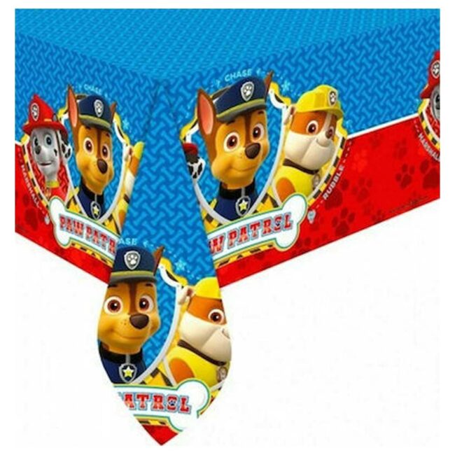 PLASTIC TABLECOVER PAW PATROL 120X180CM