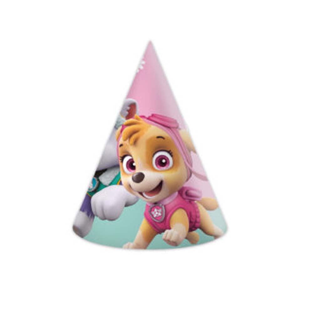 PAPER HATS PAW PATROL 16X12CM 6PCS - Pergamos