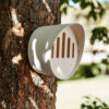 OVAL BUTTERFLY HOTEL WHITE 24X18.5X23CM - Image 2