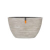 PLANTER OVAL RIB IVORY 12X32X19CM