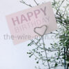 HEART CARD HOLDER SILVER 20CM 3PCS - Image 2